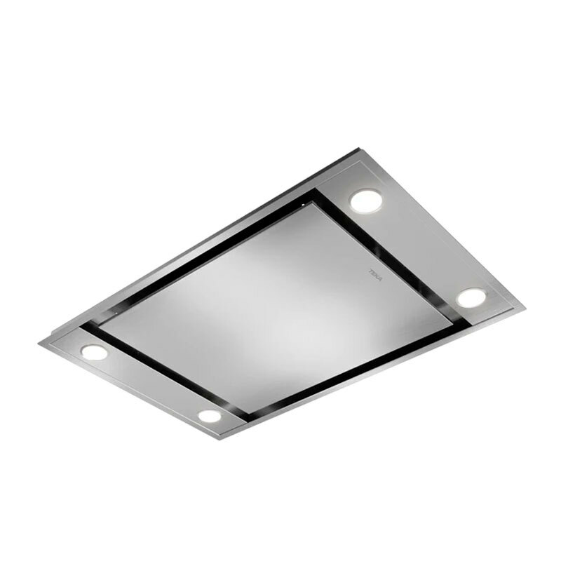 Campana de techo Teka DHT 96340 IX – Empotrada 90 cm, 650 m³/h, Aspiración perimetral
