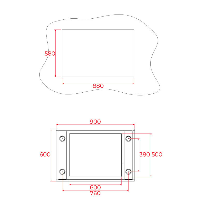 Campana de techo Teka DHT 96340 IX – Empotrada 90 cm, 650 m³/h, Aspiración perimetral