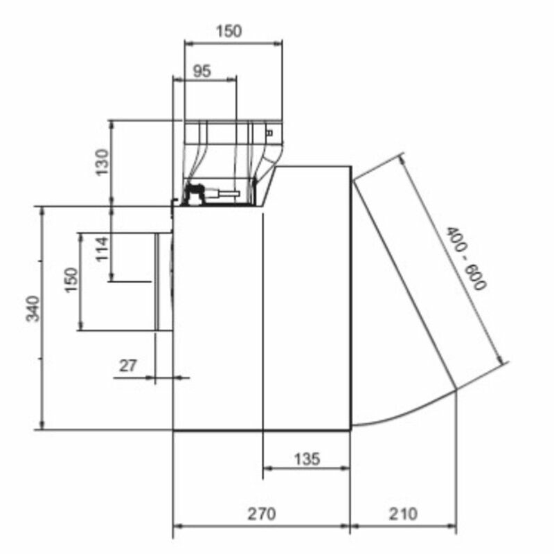 Campana integrable Teka NR1 63020 SOS WH – Bajo mueble, 310 m³/h, LED