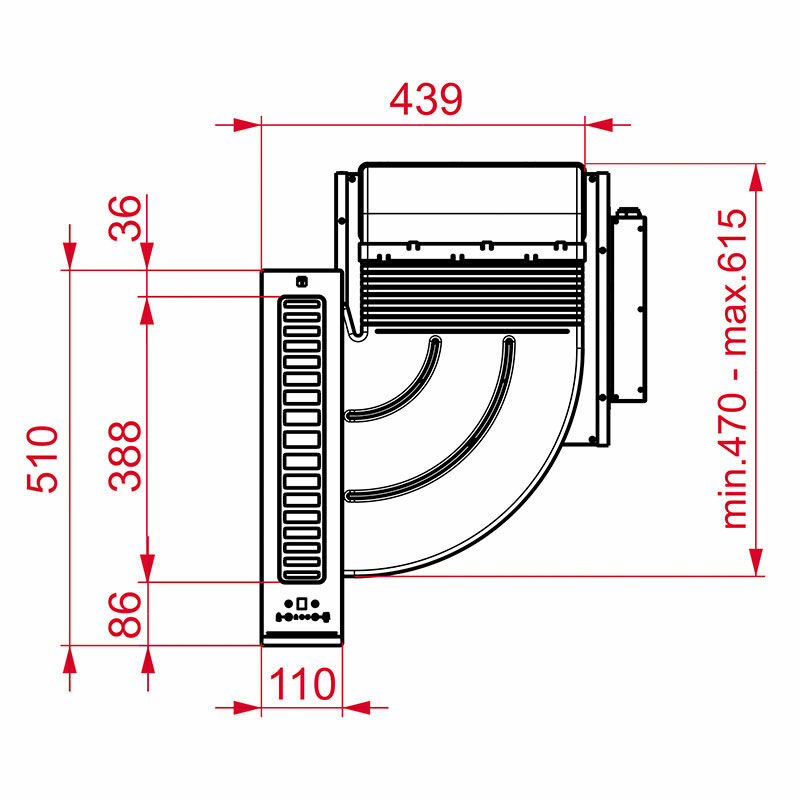 Campana integrable Teka FIH16760TOS – 600 m³/h, Eficiencia A+, Cristal negro
