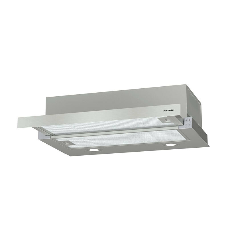 Campana telescópica Hisense CH6TL4BX – 60 cm, 450 m³/h, bajo mueble