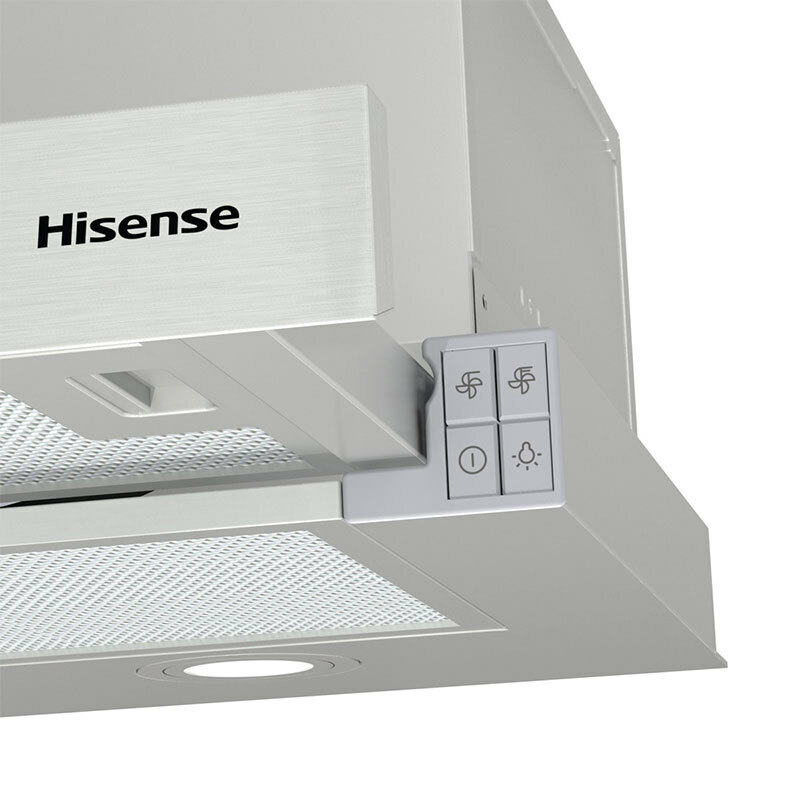 Campana telescópica Hisense CH6TL4BX – 60 cm, 450 m³/h, bajo mueble