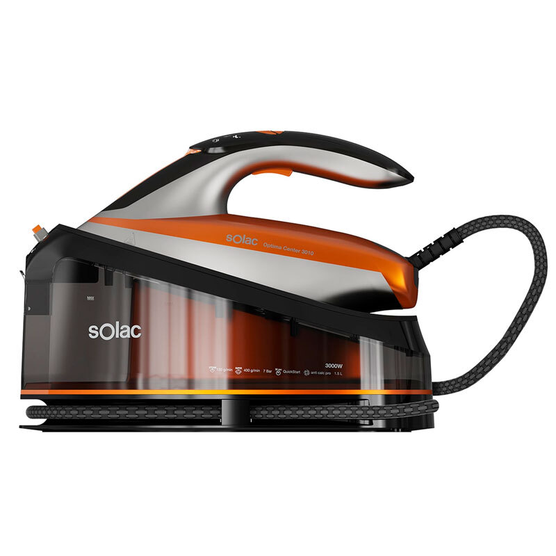 Centro de planchado Solac CPB6110 – 3000 W, 7 bar, 400 g golpe