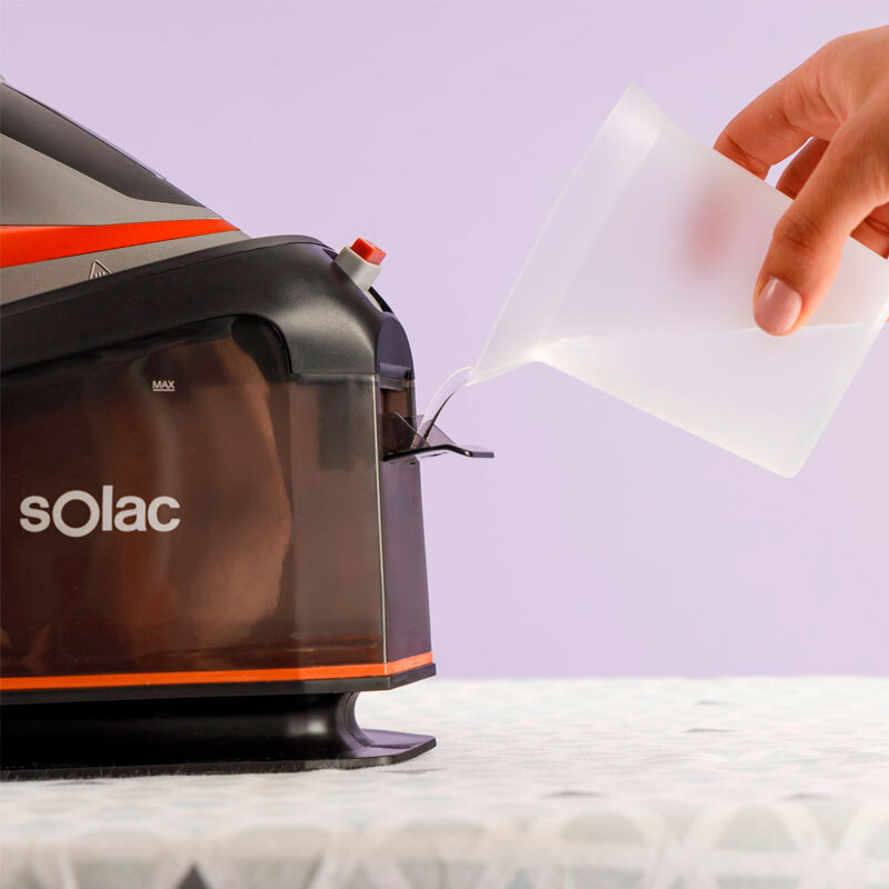 Centro de planchado Solac CPB6110 – 3000 W, 7 bar, 400 g golpe