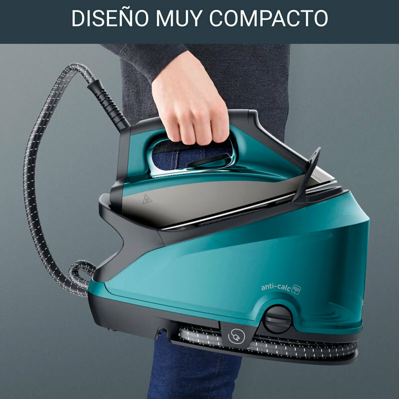 Centro de planchado Rowenta DG7623F0 – 6,3 bar, golpe 325 g/min, depósito 1,1 L