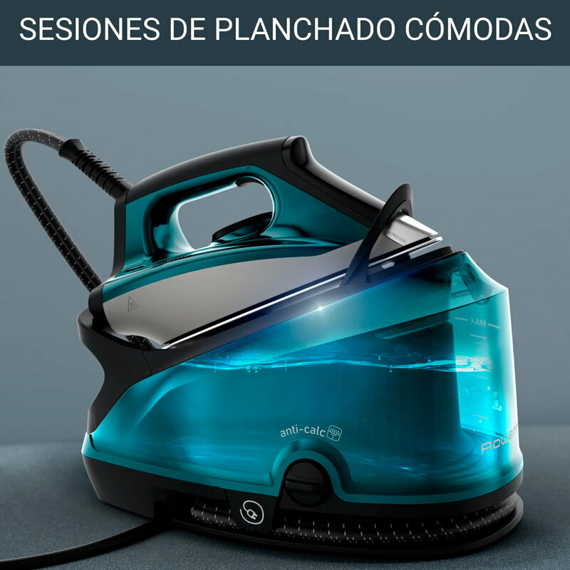 Centro de planchado Rowenta DG7623F0 – 6,3 bar, golpe 325 g/min, depósito 1,1 L