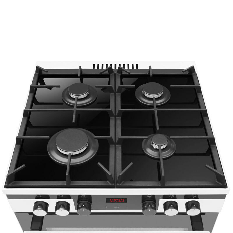 Cocina mixta Fagor 3CLG610BB – 60 cm, Horno 77 L, 4 quemadores