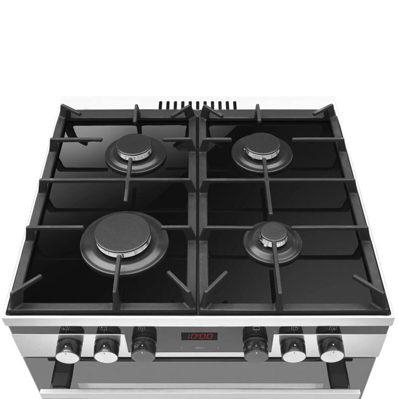 Cocina mixta Fagor 3CLG610BX – 4 fuegos, Horno 77 L, Acero inoxidable