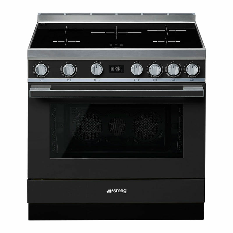 Cocina encastrable Smeg CPF9IPAN – Inducción 5 zonas, Horno 115 L pirolítico, Triple ventilador