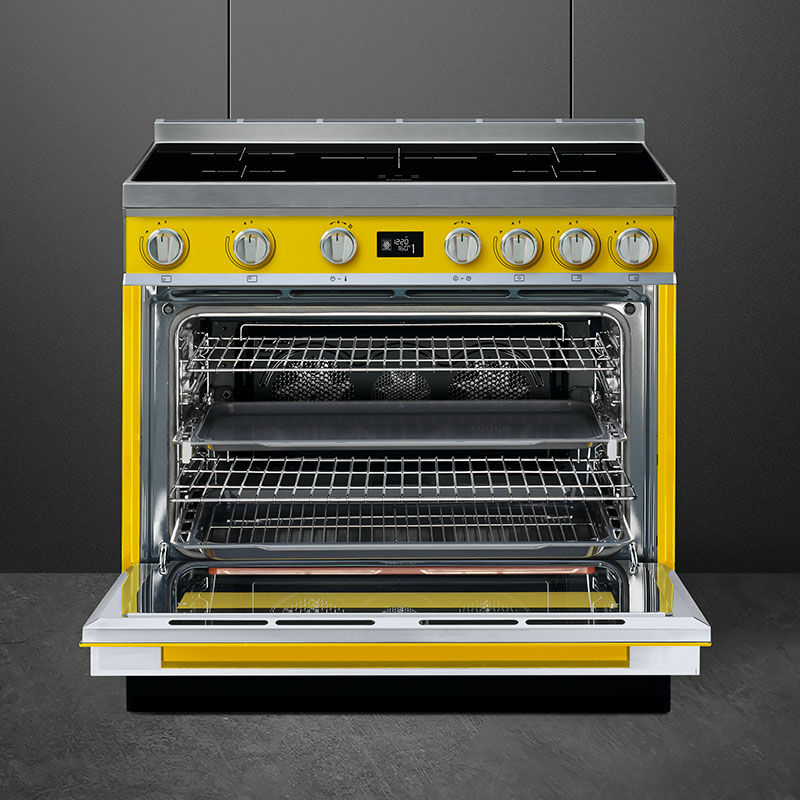 Cocina Smeg CPF9IPYW – Inducción 5 zonas, Horno 115 L pirolítico, Clase A+