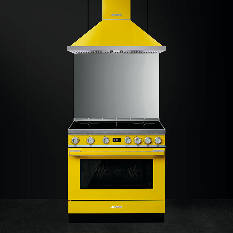 Cocina Smeg CPF9IPYW – Inducción 5 zonas, Horno 115 L pirolítico, Clase A+