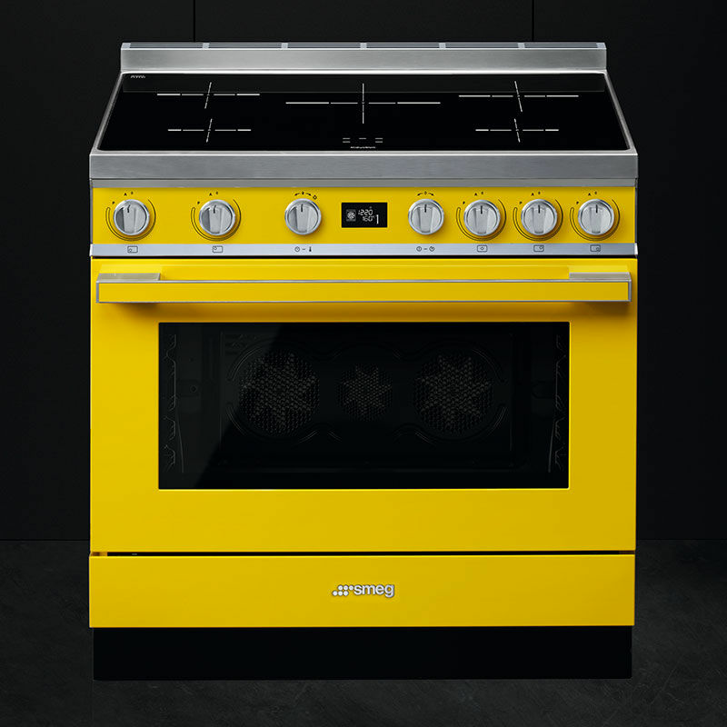 Cocina Smeg CPF9IPYW – Inducción 5 zonas, Horno 115 L pirolítico, Clase A+