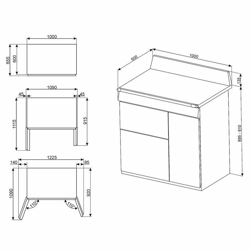 Cocina Smeg TR103GR – 100 cm, 6 quemadores, triple horno