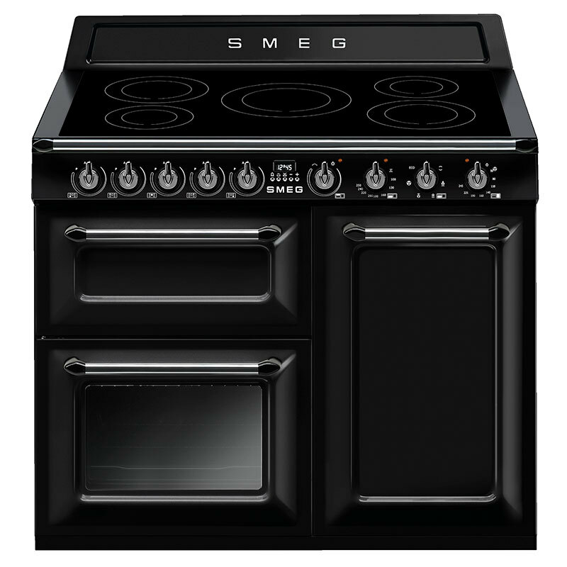 Cocina Smeg TR103IBL2 – Inducción 5 zonas, 3 hornos 61 L, Clase A