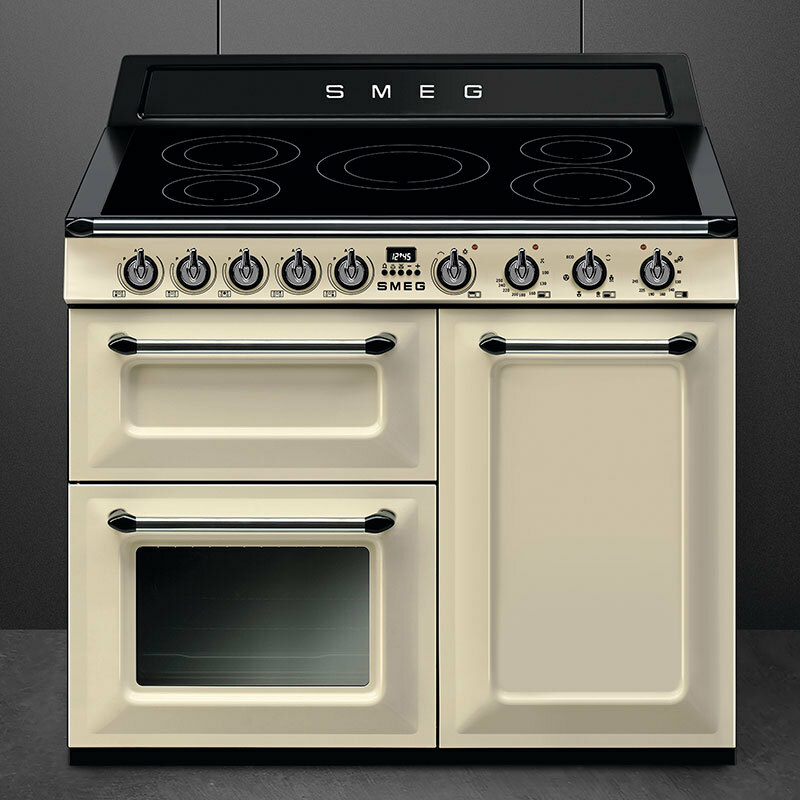 Cocina Smeg TR103IP2 – 100 cm, Inducción 5 zonas, 3 hornos