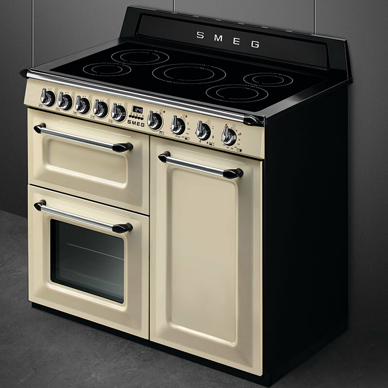 Cocina Smeg TR103IP2 – 100 cm, Inducción 5 zonas, 3 hornos