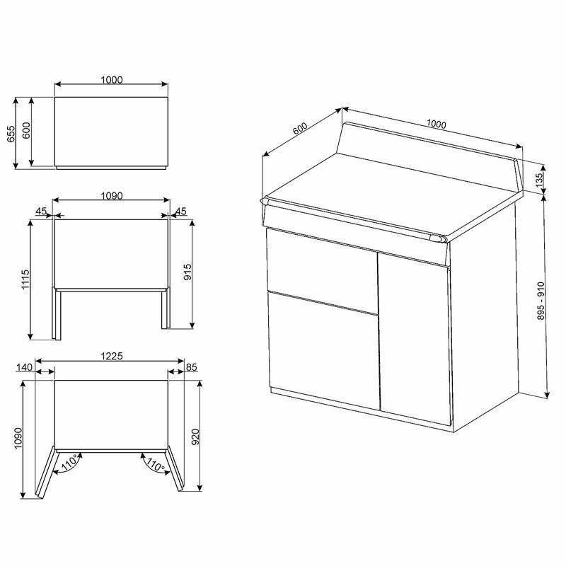 Cocina Smeg TR103P 100 cm – 6 quemadores, 3 hornos multifunción, limpieza por vapor
