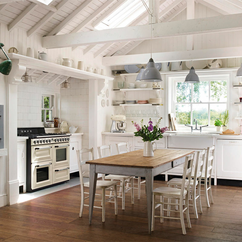 Cocina Smeg TR4110P1 – 7 quemadores, 3 hornos, Vapor Clean