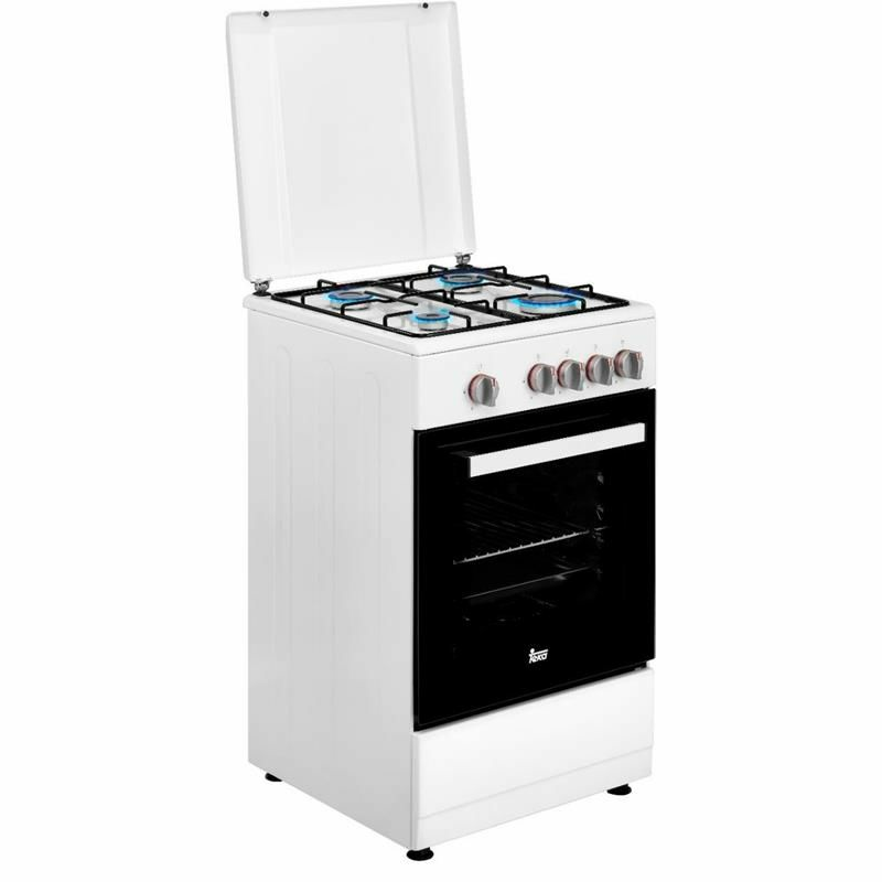 Cocina de gas Teka FS 502 4GG WH LPG – 50 cm, 4 quemadores, horno 43 L