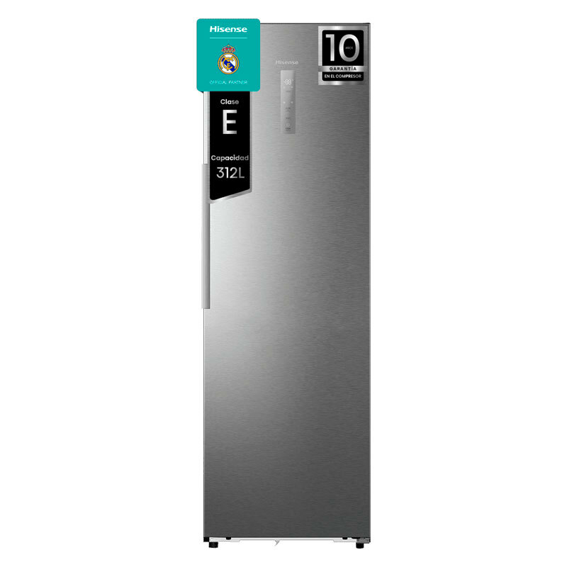 Congelador vertical Hisense FT3K310SAIE – 312 L, Total No Frost, Freezer Convert