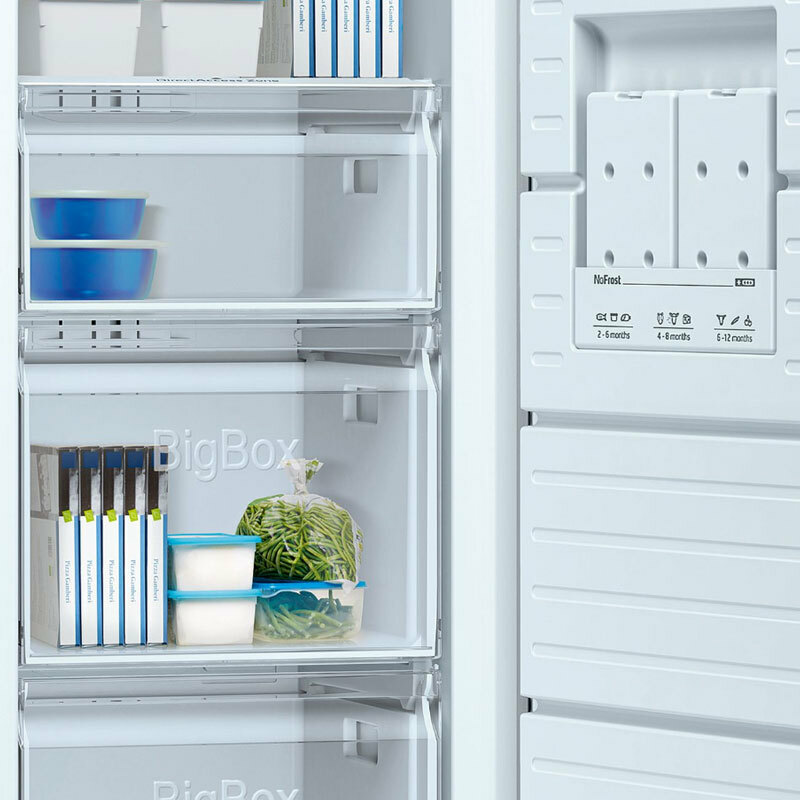 Congelador vertical Balay 3GFE564ME – 242 L, NoFrost Inverter, Inox antihuellas