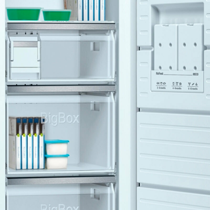 Congelador vertical Balay 3GFE568XE – 242 L, NoFrost, Inox