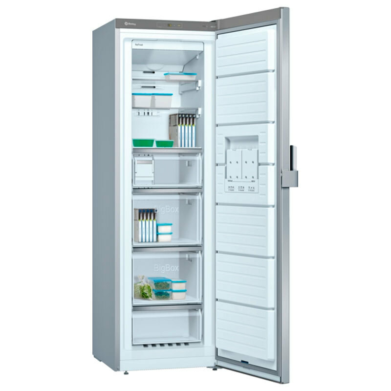 Congelador vertical Balay 3GFE568XE – 242 L, NoFrost, Inox
