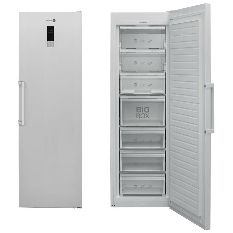 Congelador vertical Fagor 3ZFK1875 – 279 L, No Frost, Cajón BigBox