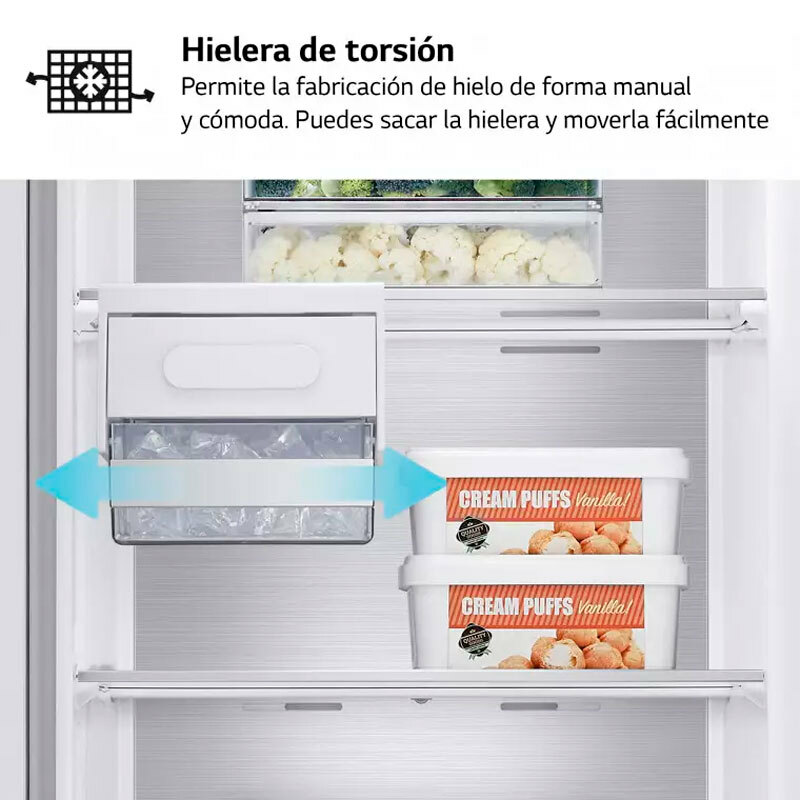 Congelador vertical LG GFM61MCCSF – 324 L, Inverter Linear No Frost, Wi‑Fi