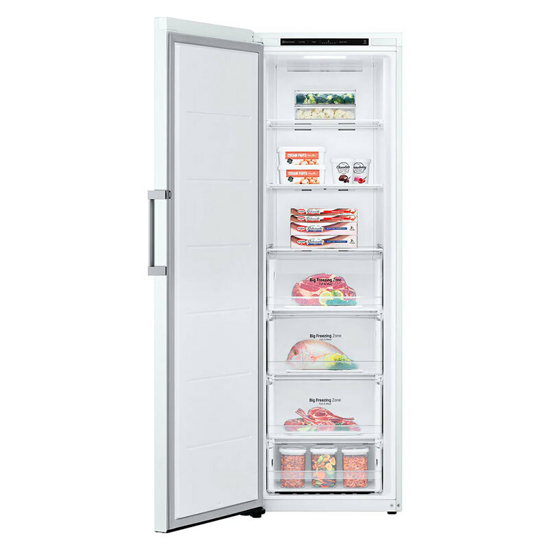 Congelador vertical LG GFT41SWGSZ – 324 L, Total No Frost, Smart Inverter