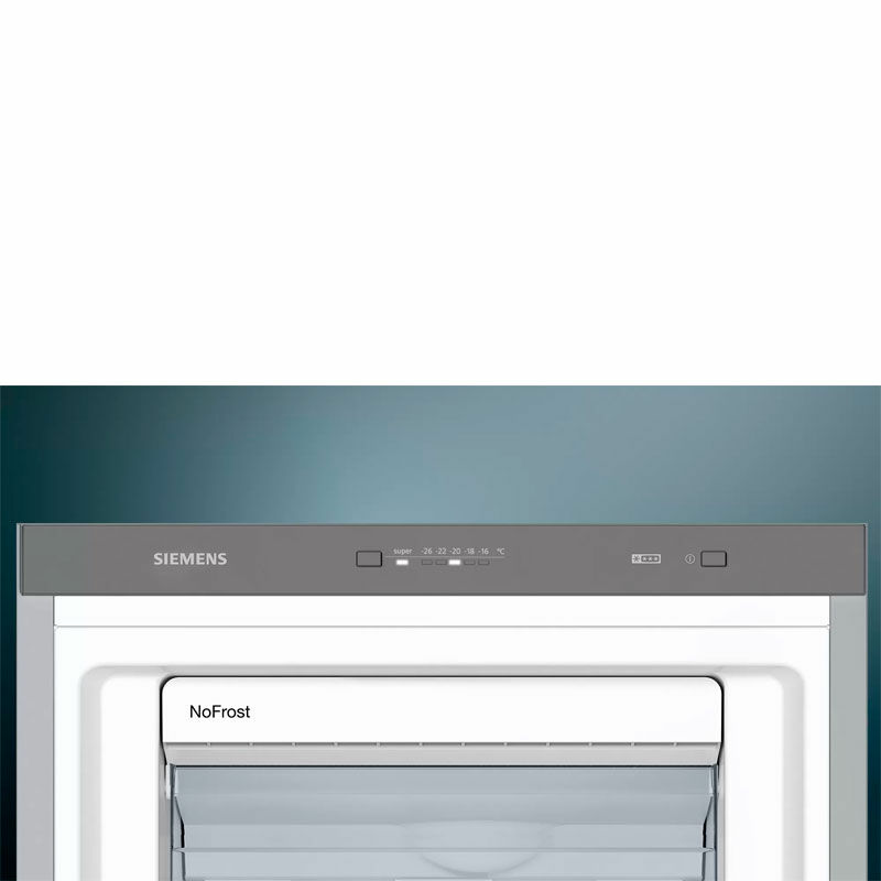 Congelador vertical Siemens GS36NVIEP – 242 L, NoFrost, Inox antihuellas