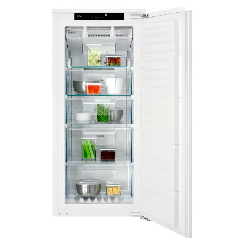 Congelador integrable vertical AEG TAB7N12EF – NoFrost, 122 L, Inverter