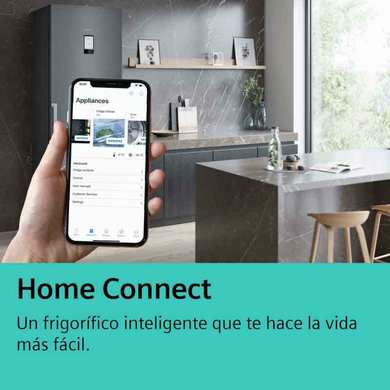 Congelador integrable bajo encimera Siemens GU21NADE0 – NoFrost, 85 L, Home Connect