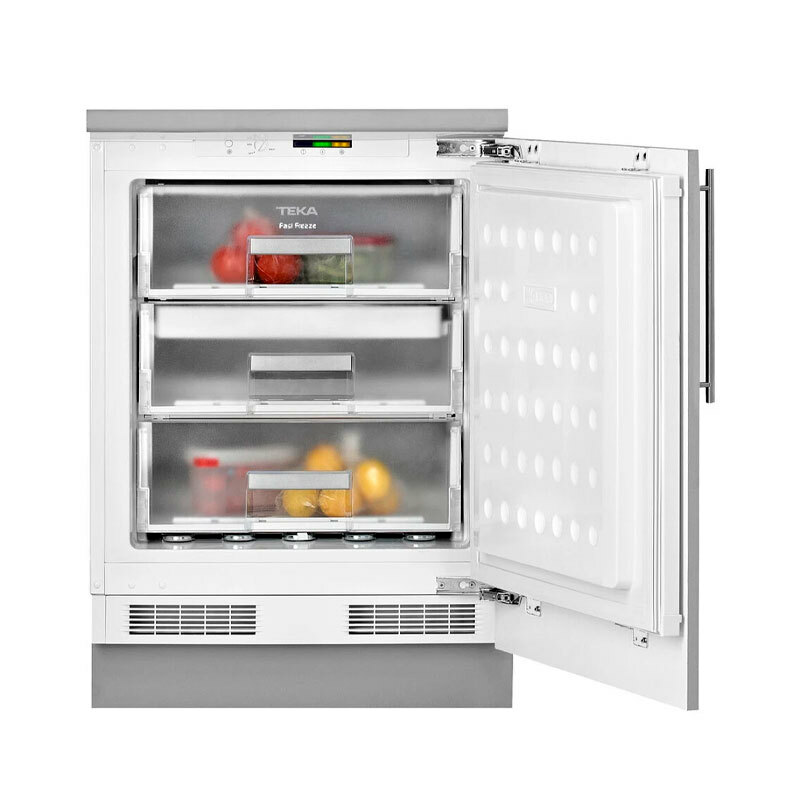 Congelador integrable bajo encimera Teka RSF41160BU – 94 L, Congelación rápida, Puerta reversible