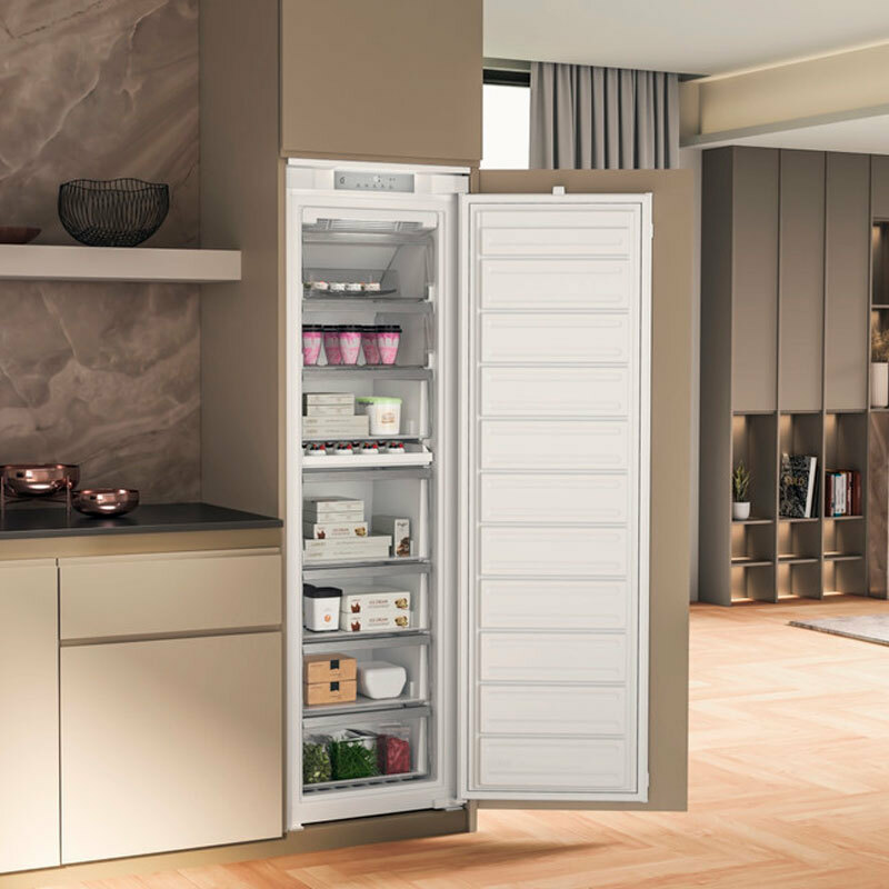 Congelador integrable Whirlpool WHSD18F073C1 – 209 L, No Frost, Clase E