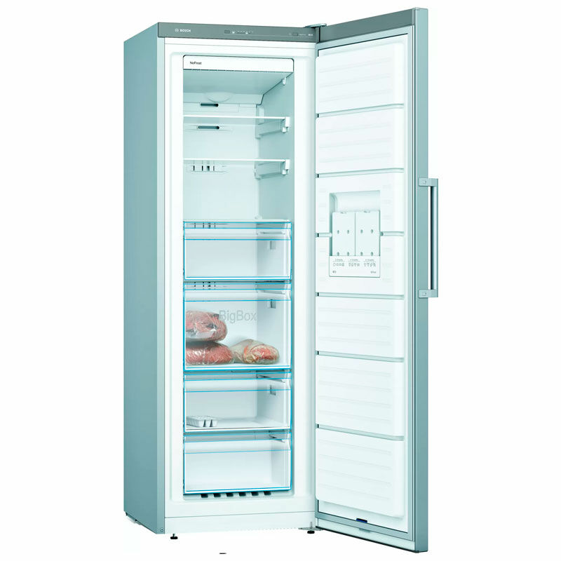 Congelador vertical Bosch GSN33VLEP – 225 L, No Frost, Bajo ruido 39 dB
