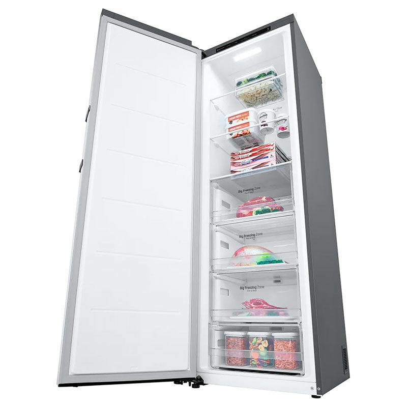 Congelador vertical LG GFT41PZGSZ – 324 L, No Frost, Inox antihuellas