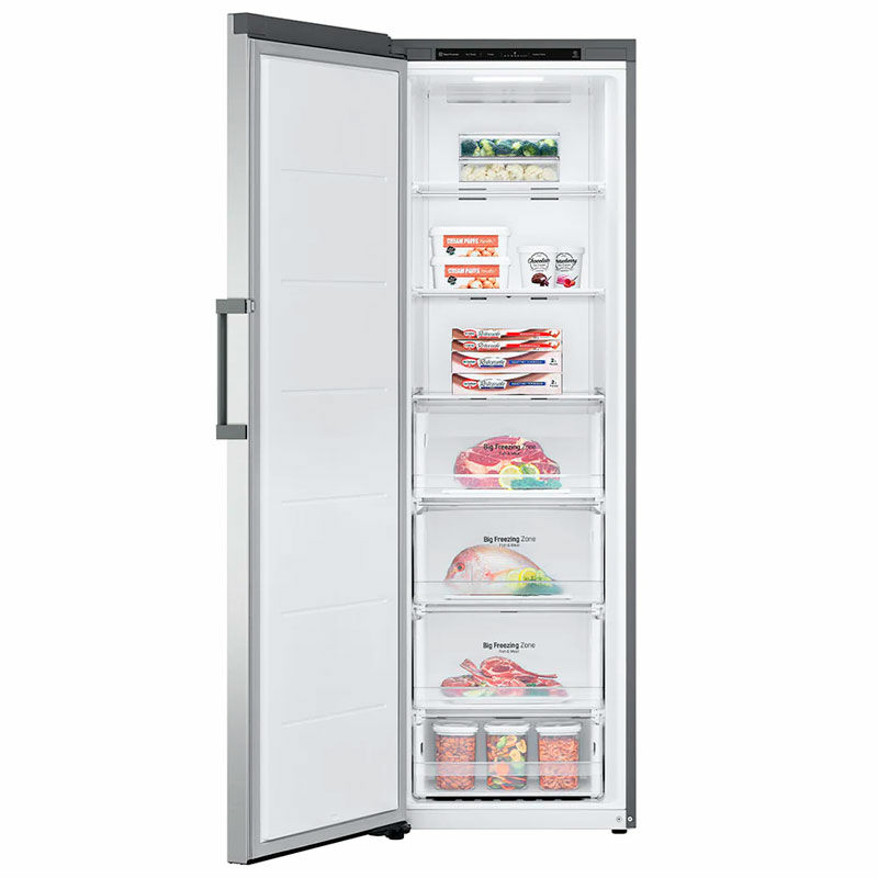 Congelador vertical LG GFT41PZGSZ – 324 L, No Frost, Inox antihuellas