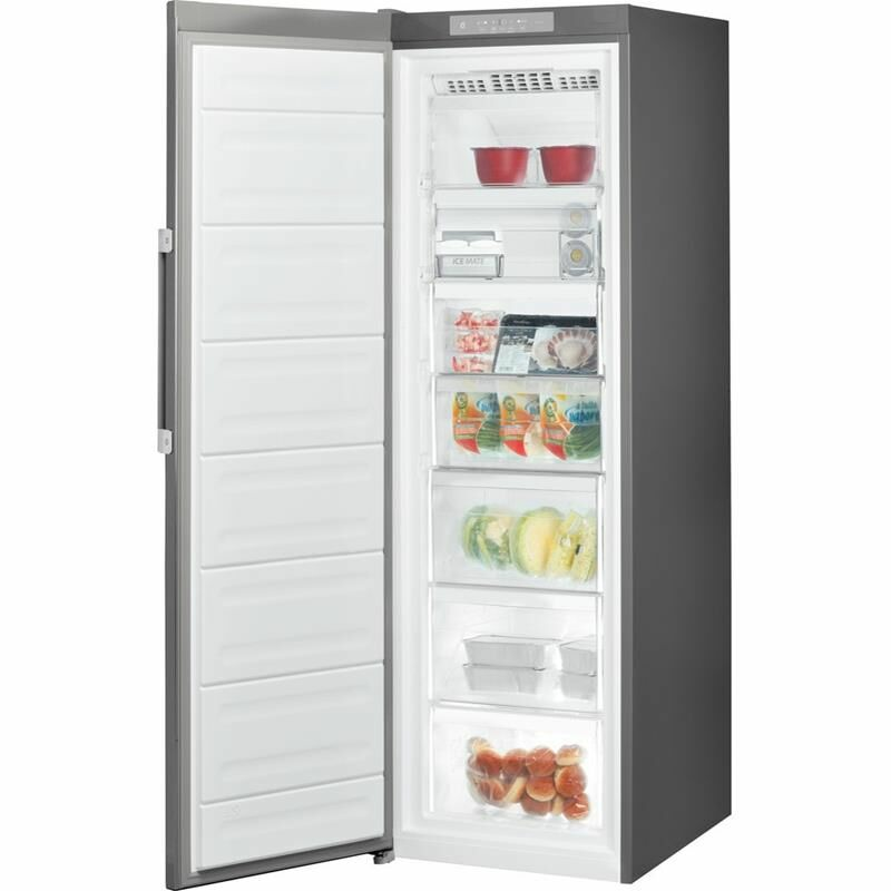 Congelador vertical Whirlpool UW8F2YXBIF2 – 263 L, NoFrost, Congelación rápida 26 kg/24h