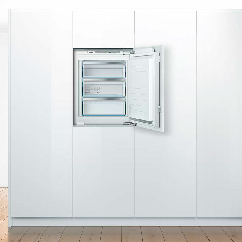 Congelador vertical integrable Bosch GIV11AFE0 – 72 L, Low Frost, Silencioso 36 dB