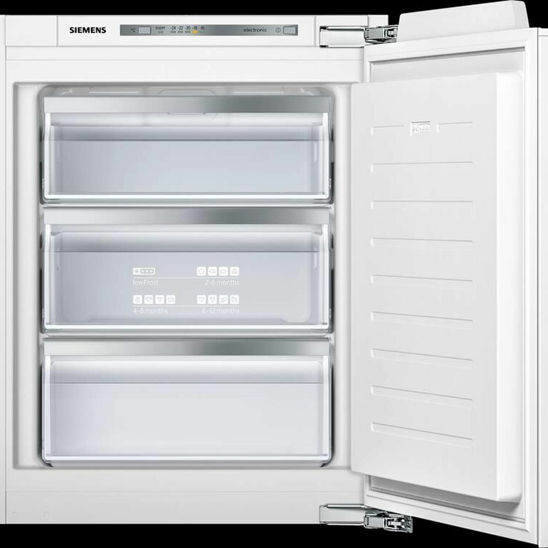 Congelador vertical integrable Siemens GI11VAFE0 – 72 L, LowFrost, Clase E