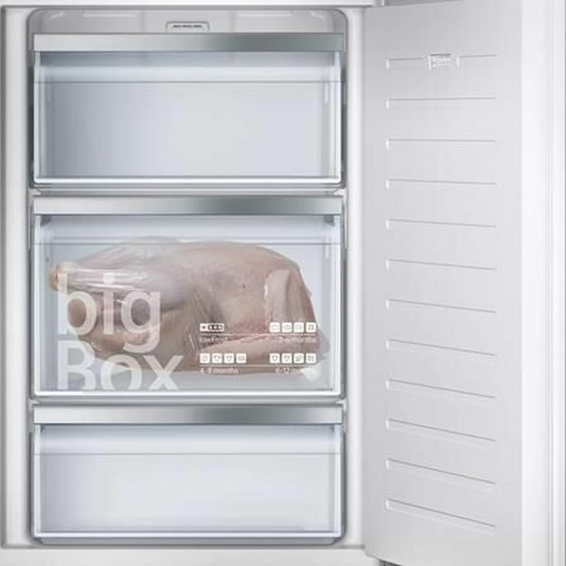 Congelador vertical integrable Siemens GI21VAFE0 – 96 L, LowFrost, 36 dB