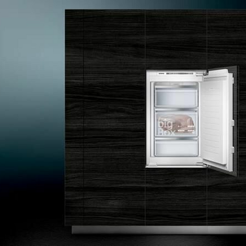 Congelador vertical integrable Siemens GI21VAFE0 – 96 L, LowFrost, 36 dB