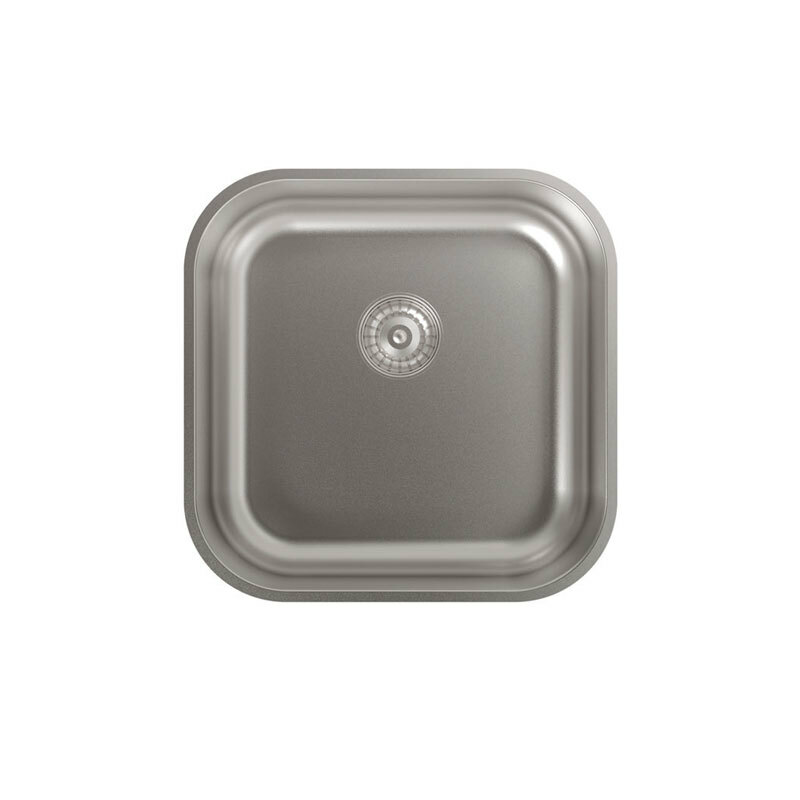 Fregadero bajo encimera Cata CB 40-40/D – AISI 304, 44,5x44,5 cm, 18 cm profundidad