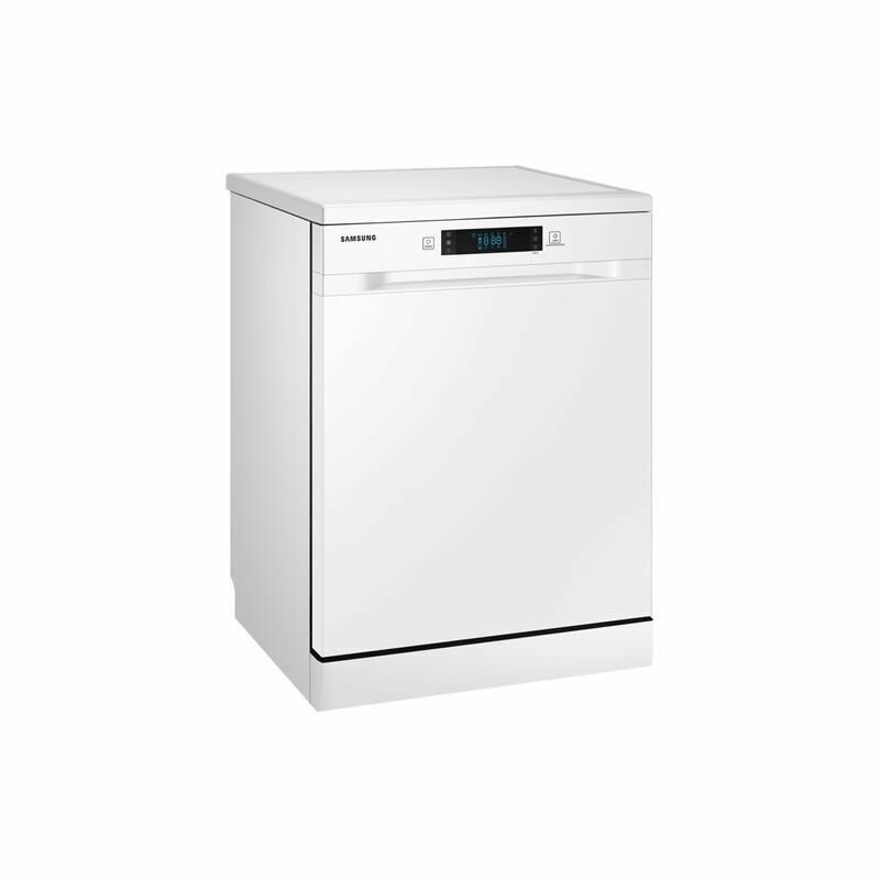 Lavavajillas libre instalación Samsung DW60M6050FW/EC – 14 servicios, Silencioso 44 dB, AquaStop