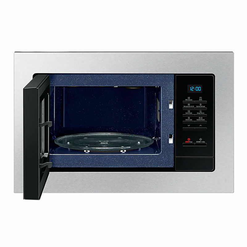 Microondas integrable Samsung MG23A7013CT/EC – 23 L, Grill integrado, Interior cerámico