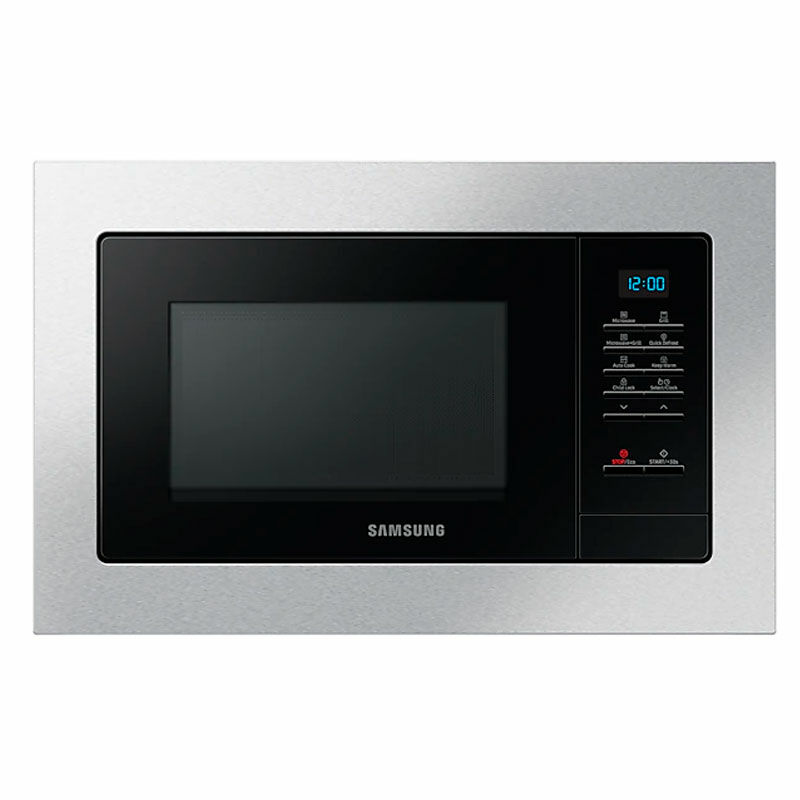 Microondas integrable Samsung MG23A7013CT/EC – 23 L, Grill integrado, Interior cerámico