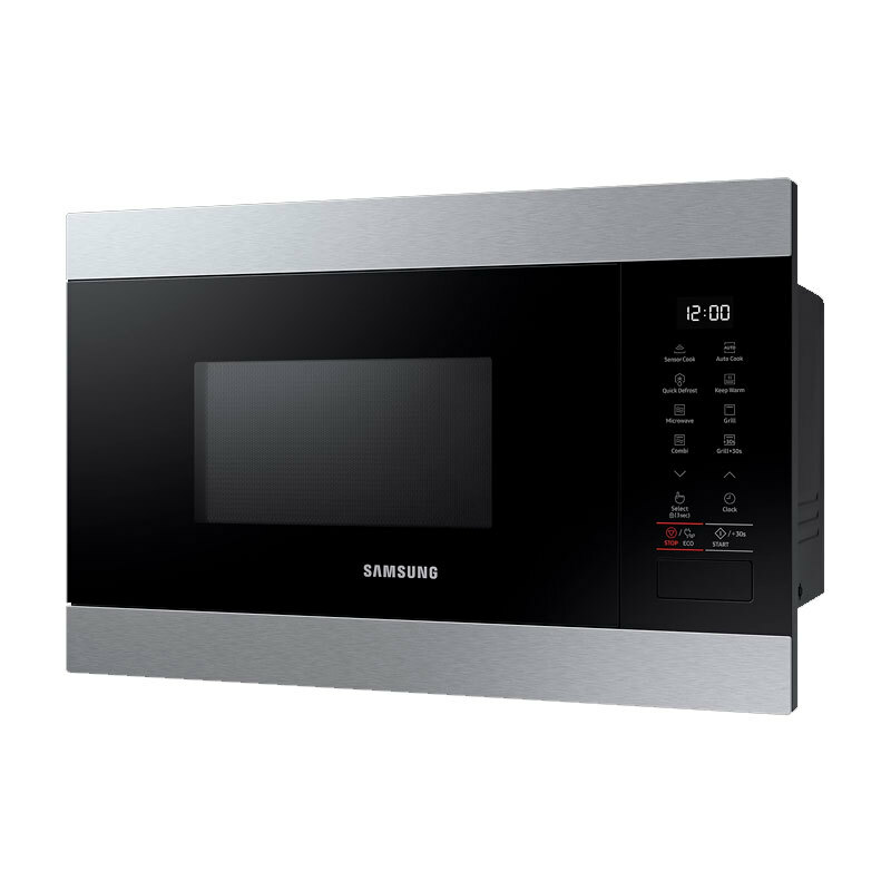 Microondas integrable Samsung MG22M8274CT/EC – 22 L, Grill 1100 W, Display LED táctil