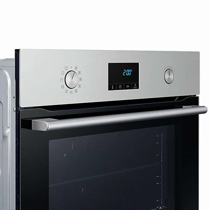 Horno pirolítico empotrable Samsung NV68A1170BS/EC – 68 L, Limpieza pirolítica, True Convection