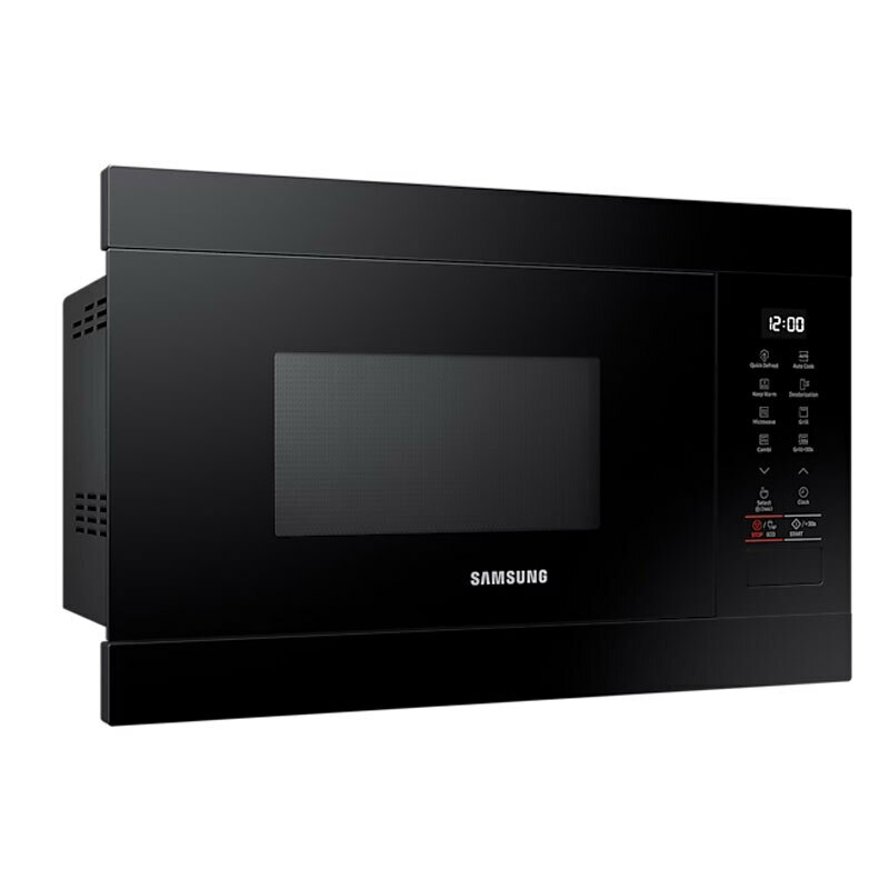 Microondas integrable Samsung MG22M8254AK/EC – 22 L, Grill 1.100 W, Interior cerámico